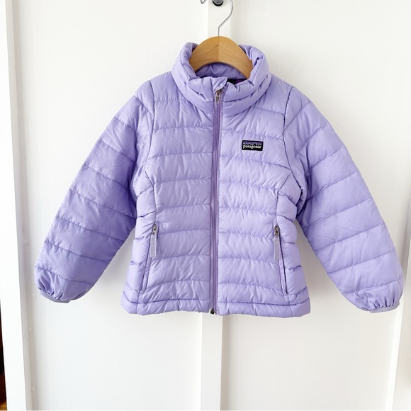 PATAGONIA purple girls down sweater jacket
